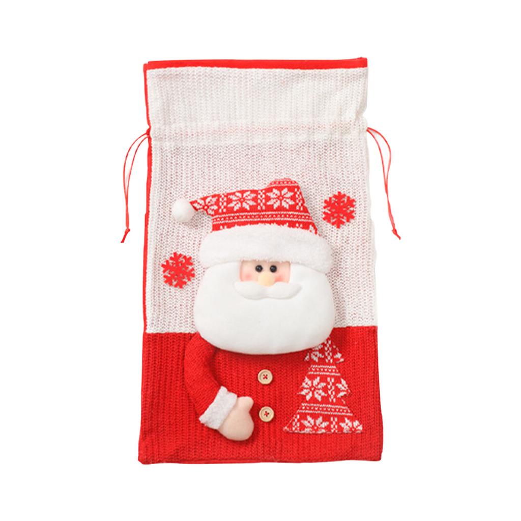 Рождественские большие вязанные подарочные пакеты Детские подарочные пакеты Подарки для детского сада 3D-дизайн