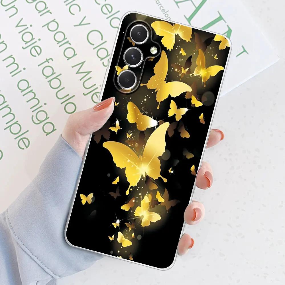 Чехол для Samsung F34 5G Чехол для Samsung Galaxy M34 5G Прозрачный Мягкий Силиконовый Чехол для Телефона для Samsung M54 F54 A54 A34 A24 A14 Coque