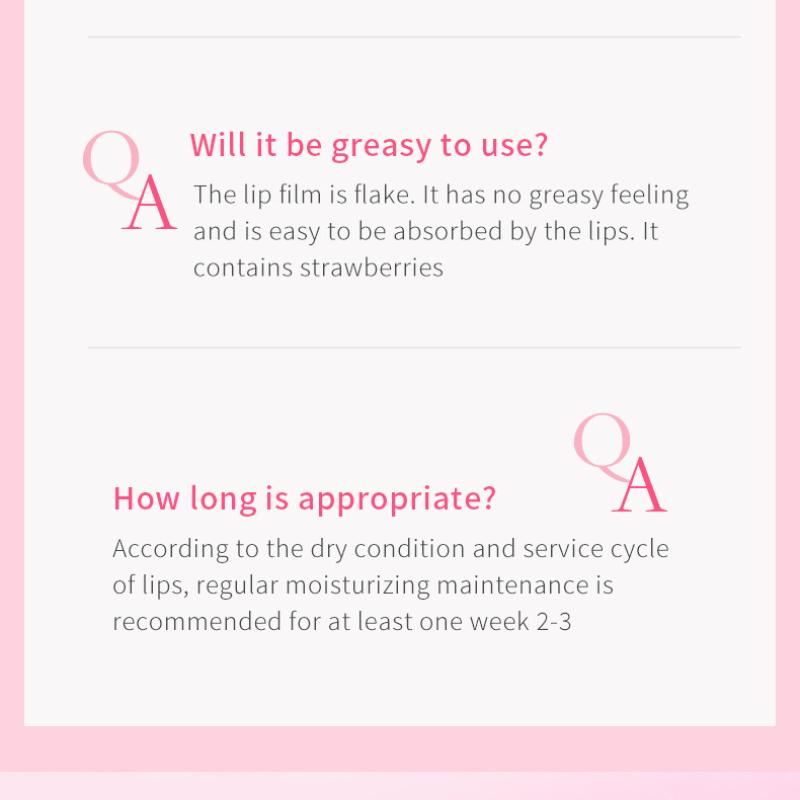 Маска для губ 8 г SADOER Collagen Plant Lip Mask Fading Lip Pattern Pack