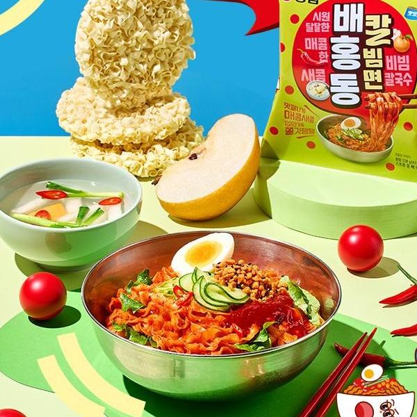 Nongshim Бэхондон Бибиммён (137g) / Калбиммюн (128g)  (2 варианта)