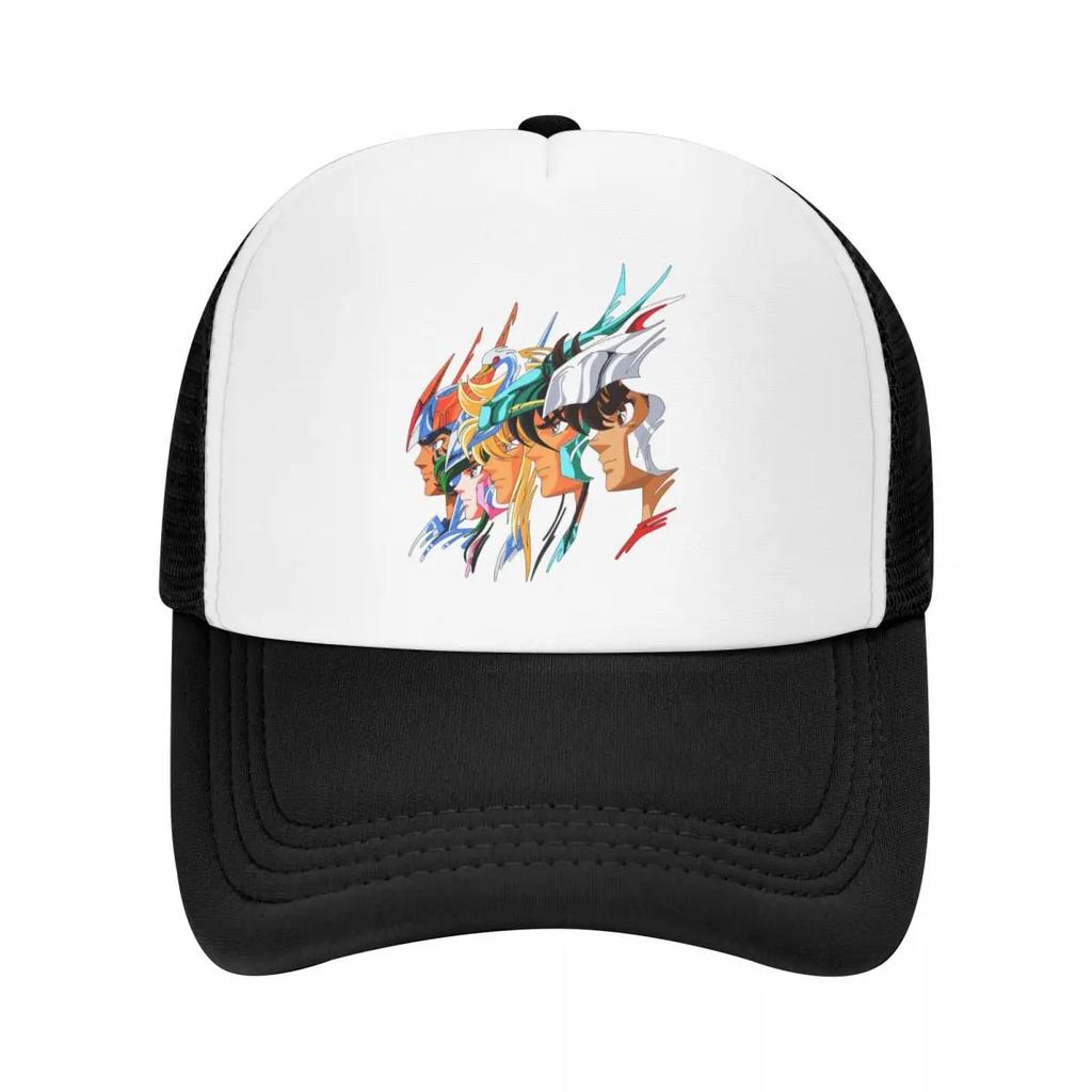 Custom Saint Seiya Knights Of The Zodiac Baseball Cap Breathable Trucker Hat Sports Snapback Trucker Cap