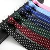 Modern Polka Dot Formal Necktie 8CM Width Business Necktie Groom Men Tie  Party