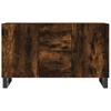 Sideboard Smoked Oak 100x36x60 cm Particleboard