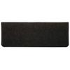 vidaXL Stufenmatten Selbstklebend 15 Stk. 65x24,5x3,5 cm Schwarz