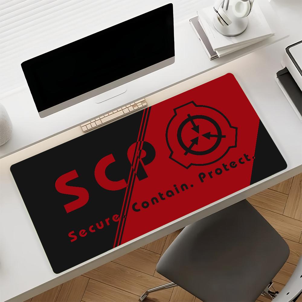 S-Scp Foundation Коврик для мыши Противоскользящий Резиновая кромка Фиксированный Утолщенный Настольный коврик для ноутбука Игровой