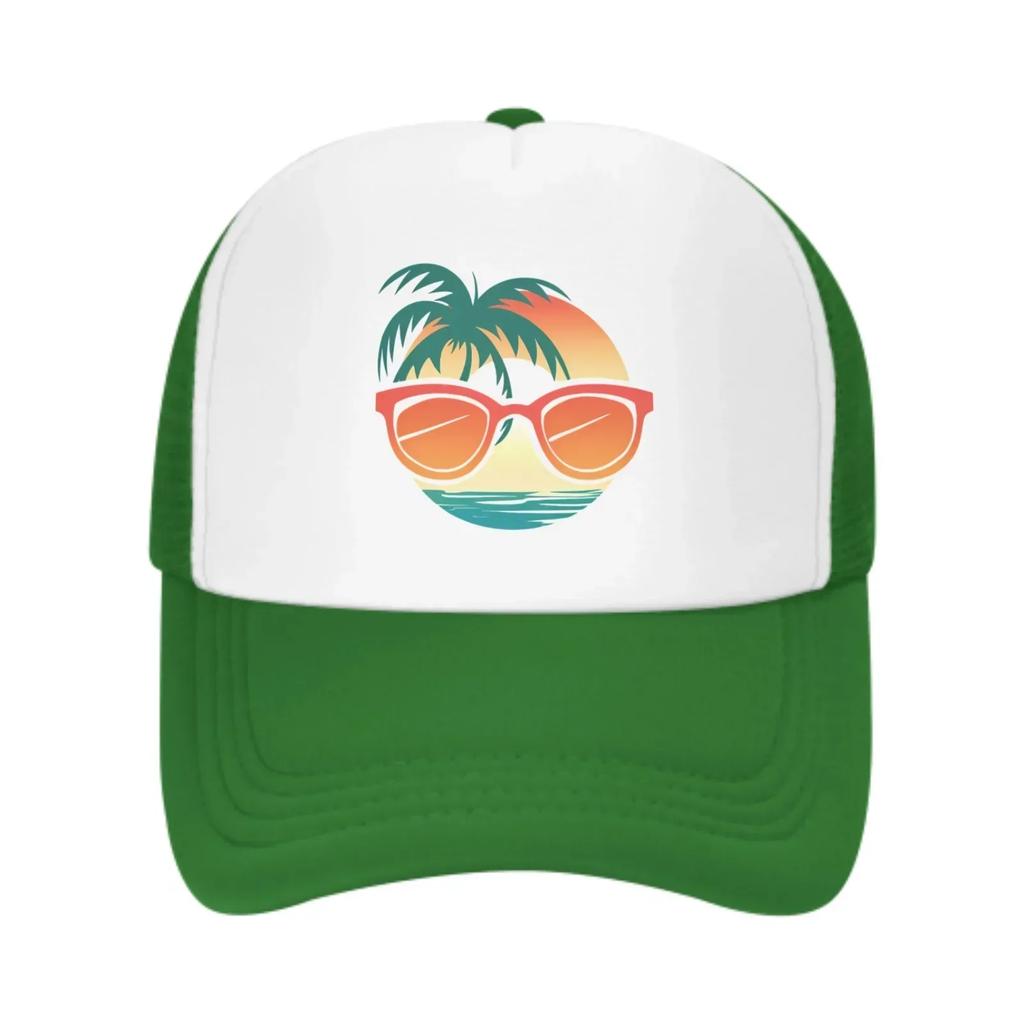 Sea Glasses Tree New Summer Leisure Sports Daily Sun Hat Fishing Outdoor Unisexs and Womens Truck Hat Fashion Duck Tongue Hat