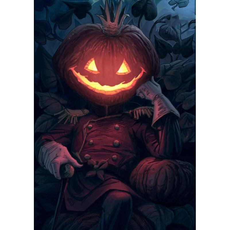 5d Алмазная картина Тыква Алмазная вышивка Животные Стразы ручной работы Домашний декор Подарок на День всех святых Рукоделие Вышивка крестом