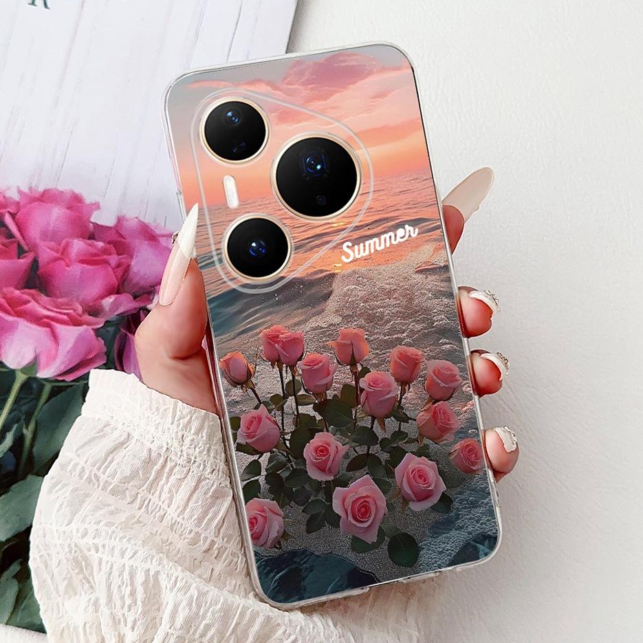 Чехол для Huawei P80 Pro Plus LMR-AL10 Милый Модный Расписной Чехол Мягкий Тонкий Чехол для Телефона Для Huawei Pura 80 Ultra Pura80 Pro+ Чехол