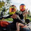 DOT Certified Full Face Motorcycle Helmet Adult Men Women ABS Material 1430g Lightweight All-Season Use