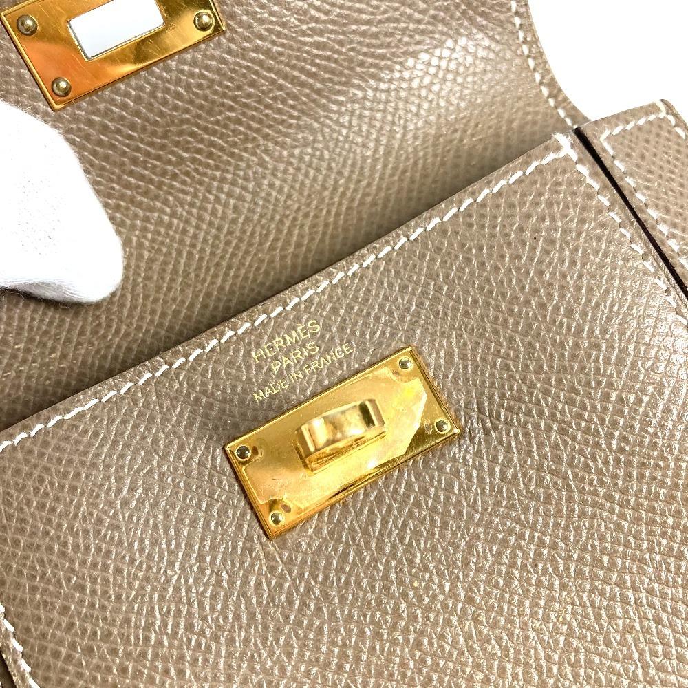 HERMES H logo Kelly Pocket Compact Compliment Wallet Coin Compartment coin purse