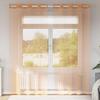 VidaXL Voile Curtains with Eyelets 2 Pcs Terracotta, Net Curtain, Sheer Curtain, Window Voile, Treatment of 4102140