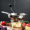 Многофункциональная мельница для продуктов из нержавеющей стали, вращающаяся мельница, сито для овощей, пресс для картофеля, помидоров, измельчитель с 3 шлифовальными дисками