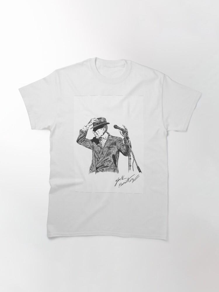 Leonard Cohen Leonard Cohen Original Hand Drawn Ink Print Classic T-Shirt