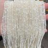 Natural White Butterfly Shell Round Beads White Pearl Small Loose Beads for DIY Jewelry Making