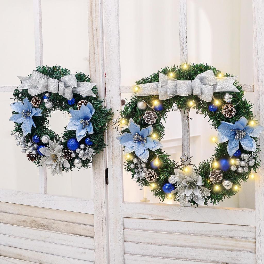 30/40cm Christmas Vine Wreath: New Style Holiday Decoration