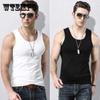 Летний мужской хлопковый жилет Молодежный дышащий спортивный тонкий эластичный топ для фитнеса