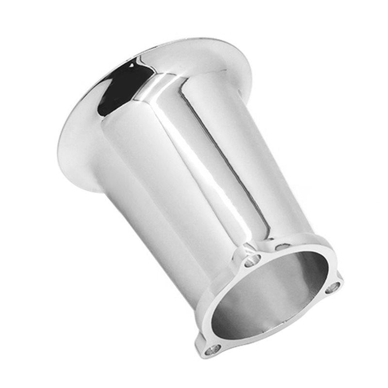 For Chrome Cv Carburetor Air Filter Interface Cup Horn Velocity Stack Billet Aluminum Replacement Part