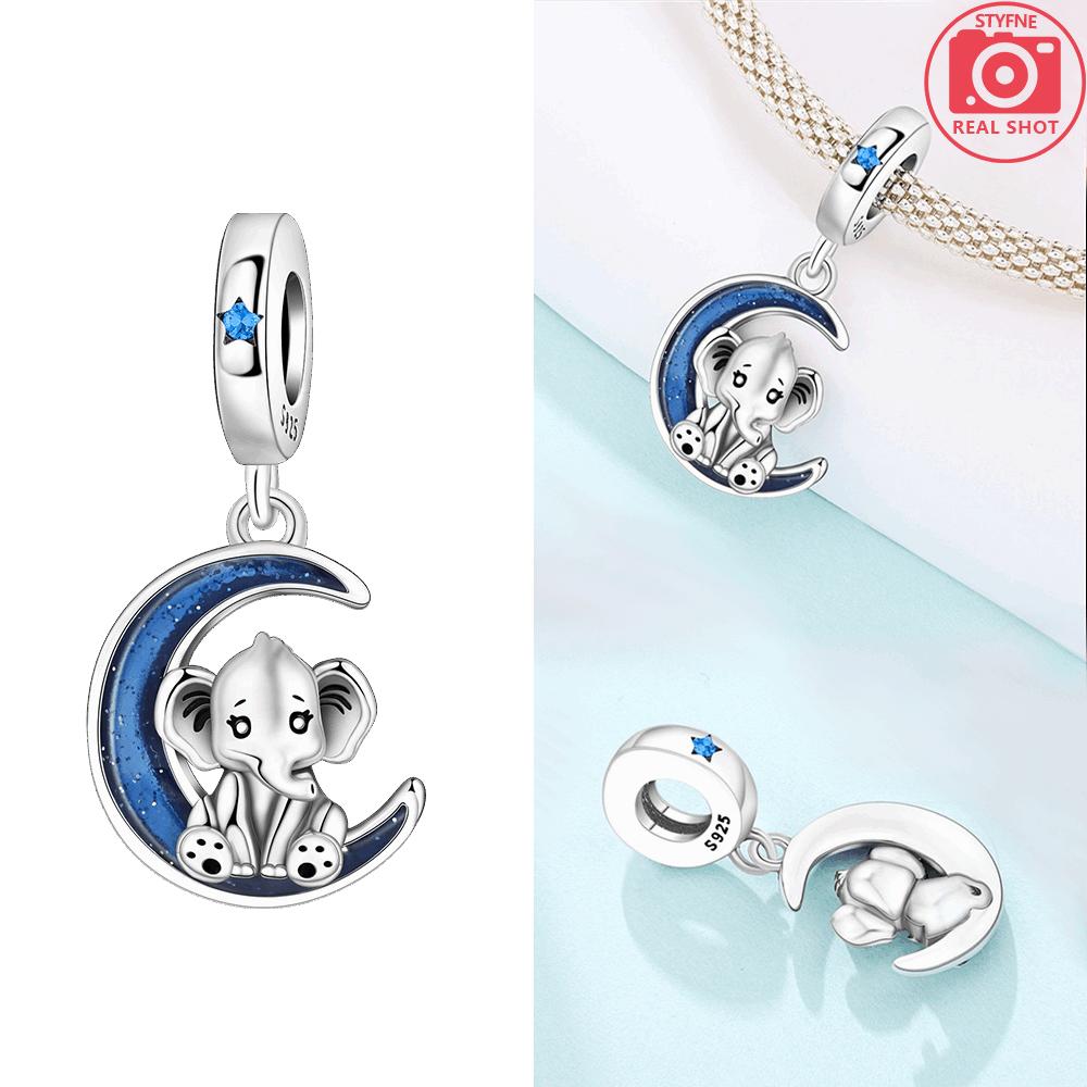 Anniversary Charms Copper Original Cute Lamb Mouse Cheese Animal Fox Dragonfly Beads Fit Bracelet Women Jewelry Diy Gift