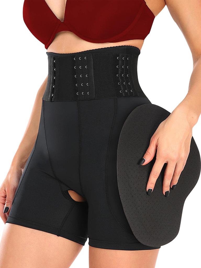 Lilvigor Набедренные подушечки для женщин Корректирующее белье с поясом набедренной подушечки Набедренные подушечки для увеличения ягодиц Трусики для контроля живота на каждый день