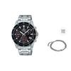 Мужские черные часы EDIFICE EFV-540D-1AVUPR-