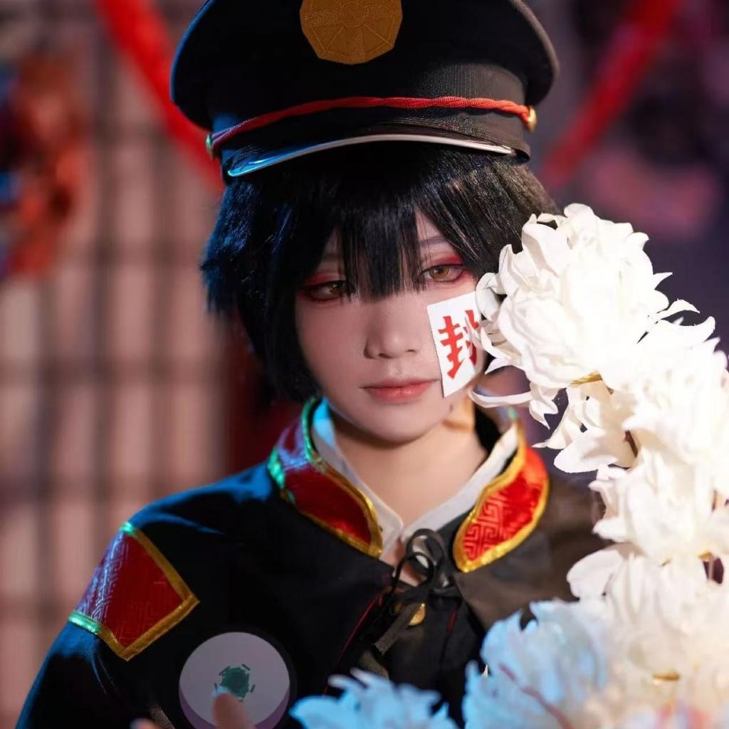 Jibaku Shounen Hanako kun Нэнэ Ясиро Косплей Костюм Парики, Хэллоуин Вечеринка