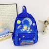 Prints Astronaut Letters Kids Cartoon Backpack Breathable School Bag