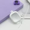 Washable Silicon Case and Lanyard Silicone Earbuds Protective Case Anti-Lost Cover for HQAi H4