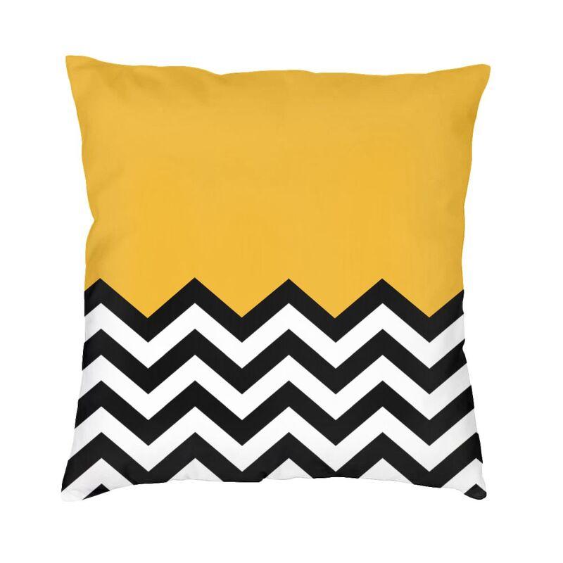 Пледы на подушки с геометрическим зигзагообразным шевронным узором, домашние декоративные чехлы для подушек с абстрактной геометрией, квадратные наволочки для дивана и автомобиля