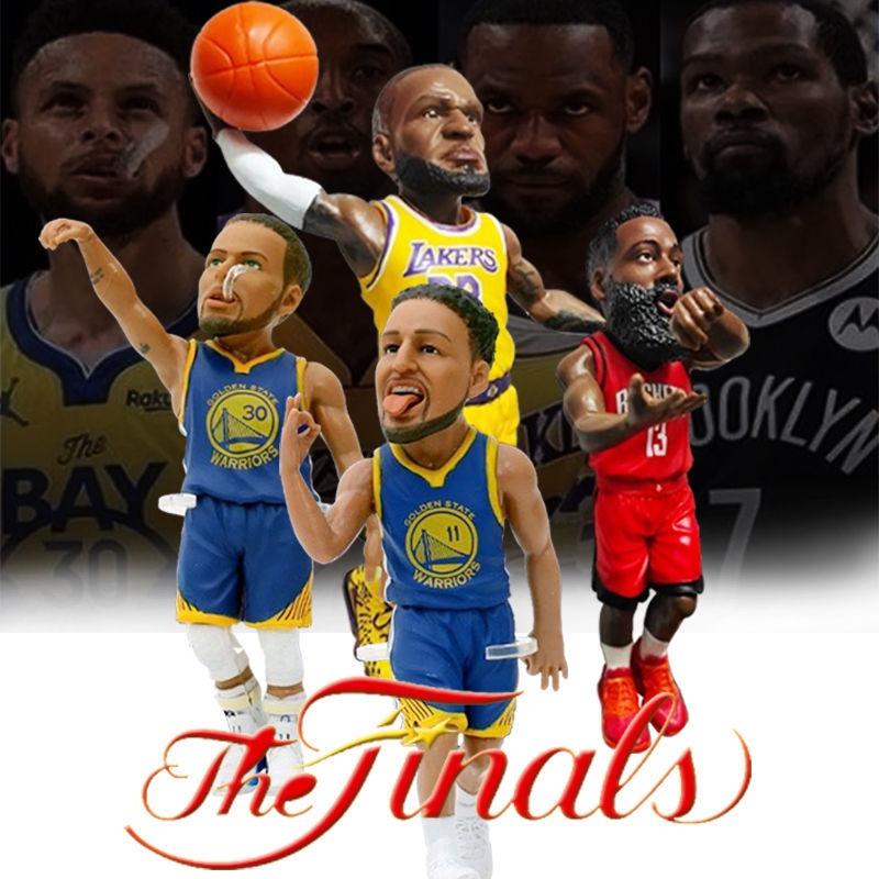 Miniature Basketball Legends Statues Lebron Stephen Kevin Klay Decorations