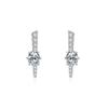 Tancise 925 Sterling Silver Zircon Earrings Drop Earrings For Women Wedding Party Gifts