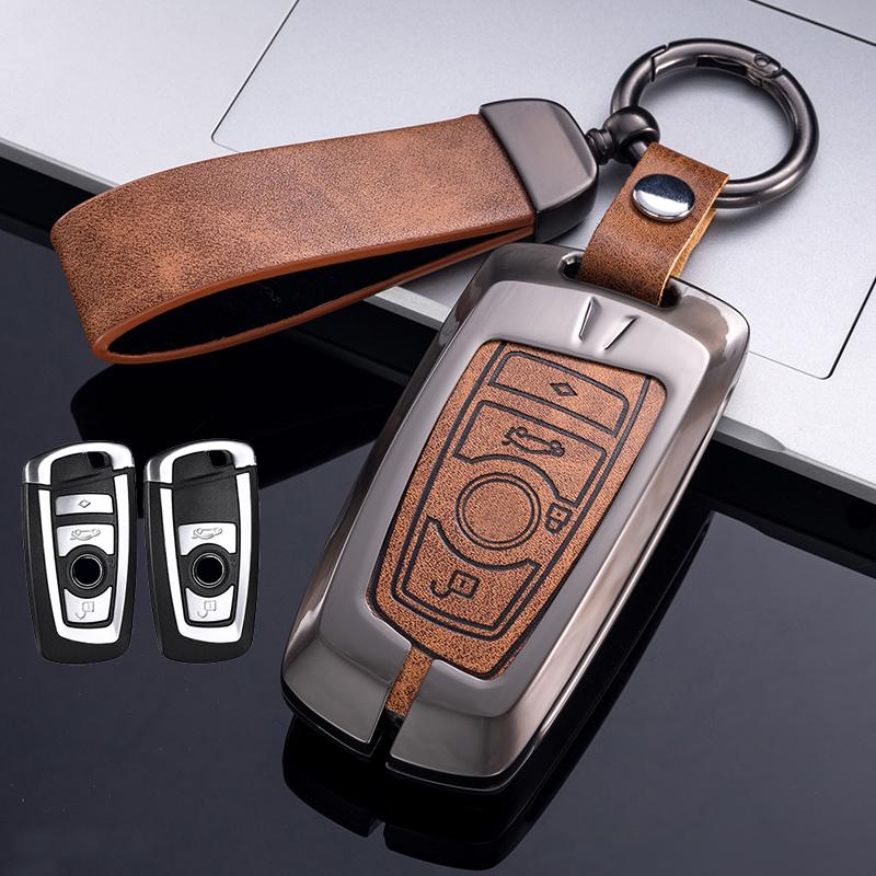 Чехол для ключей из цинкового сплава, чехол-брелок для BMW 1, 3, 5, 7 серии X1, X3, X4, X5, F10, F15, F16, F20, F30, F18, F25, M3, M4, E34