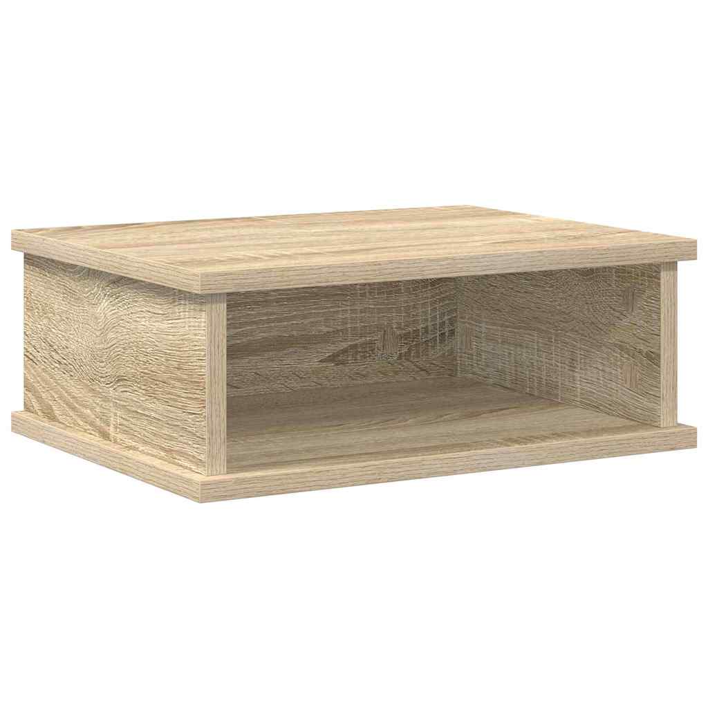 Nightstand Sonoma Oak Finish 40 x 31 x 15 cm Engineered Wood