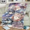 Jujutsu Kaisen Warm Comfortable Print Blanket Flannel for Bedrooms, Sofas, Beds, Chairs, Picnics, Travel