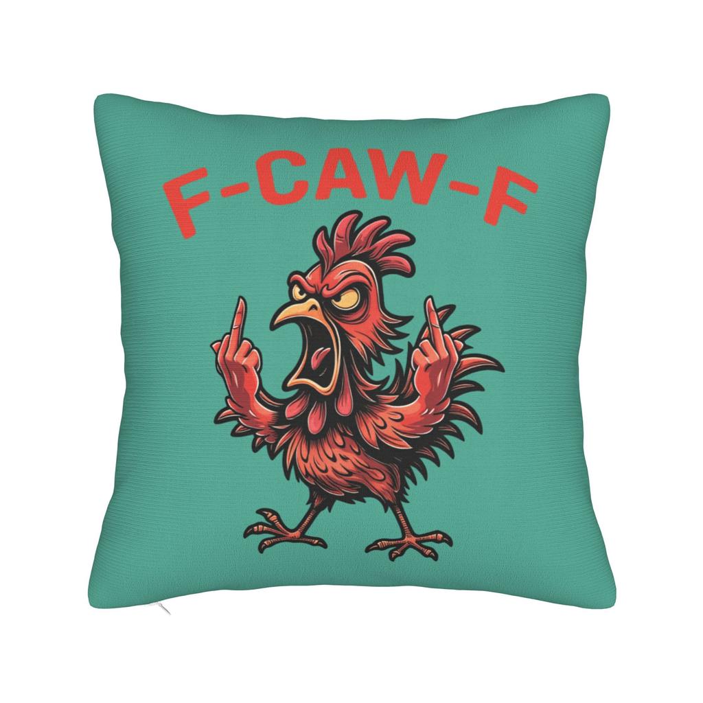 Chicken F-CAW-F  Pillowcases  Vintage Pillow Case For Sofa Car Home Decor Comfy Pillow Cover
