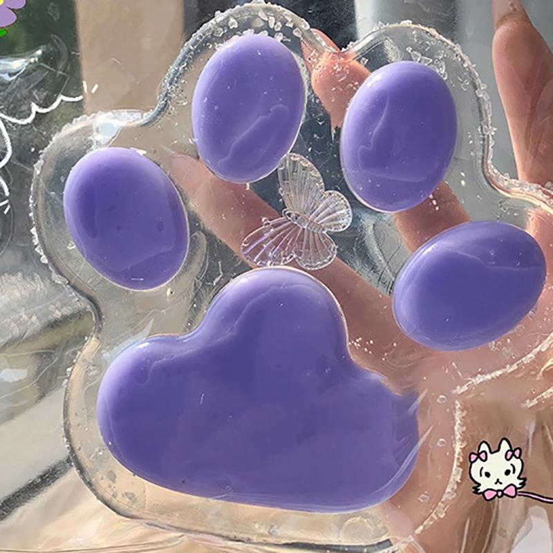 New Squeeze Super Large Cat Paw Cute Cat Foot Slow Rebound Soft Jelly Pinch Decompression Squeeze Toy Anti Stress Release Toys