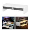 Desk Computer Monitor Shelf Holding Base Lightweight with Storage Drawer Sundries