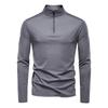 Shirt Long Sleeve Half Zipper T-shirt Spring and Summer New Men's Sun and UV Base