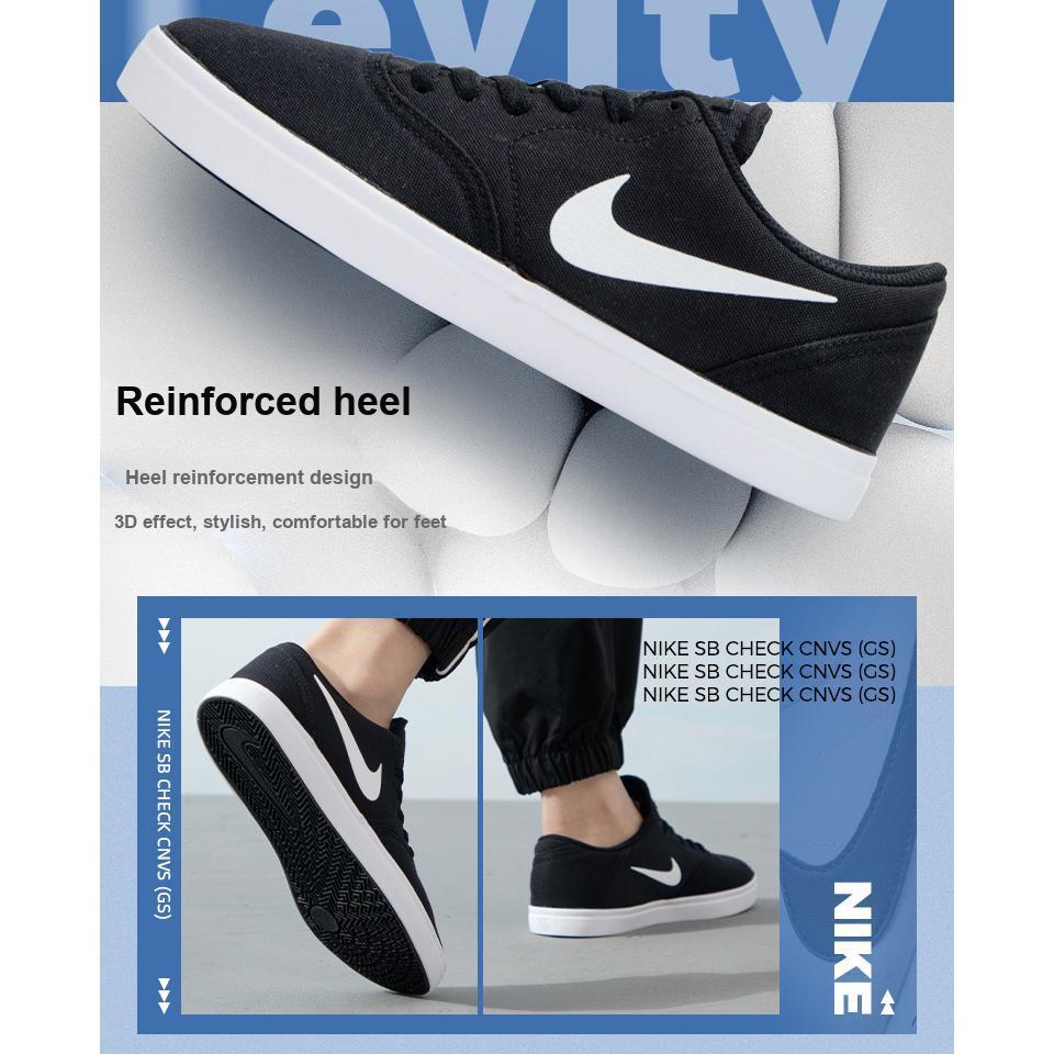 Nike Кроссовки детские Check Canvas SB GS Black White 905373-003