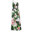 Spring and Summer Women's Floral Halter Long Dresses