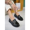 Женские повседневные стильные туфли из натуральной кожи на толстой подошве, лоферы