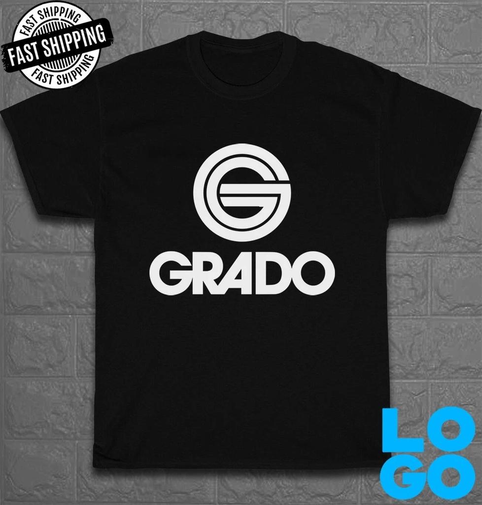 New Grado Labs Logo Men's Funny T-Shirt Made In USA Size S to 5XL