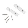 4PCS White Bass Guitar Thumb Rest Plastic Bass Finger Rest Premium Bass Thumb Rest  Guitar