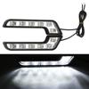 Daytime Running 12V 6 Led Lights L Shaped Driving Lamp Daytime Running Light