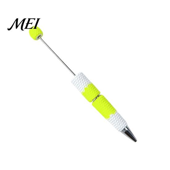 DIY Crafting Pens Beadable Pen, Colorful Fancy Beaded Ballpoint Smooth Flow Gift for Students, Party Favors, Creative Office Supplies