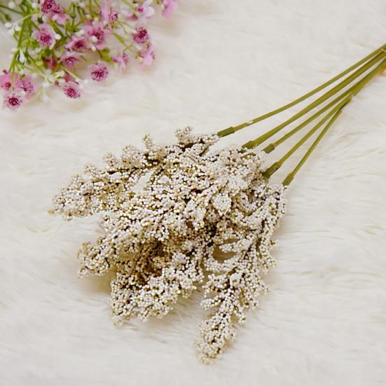 1 букет Искусственный цветок Моделирование растения DIY Свадебная вечеринка Праздничный декор