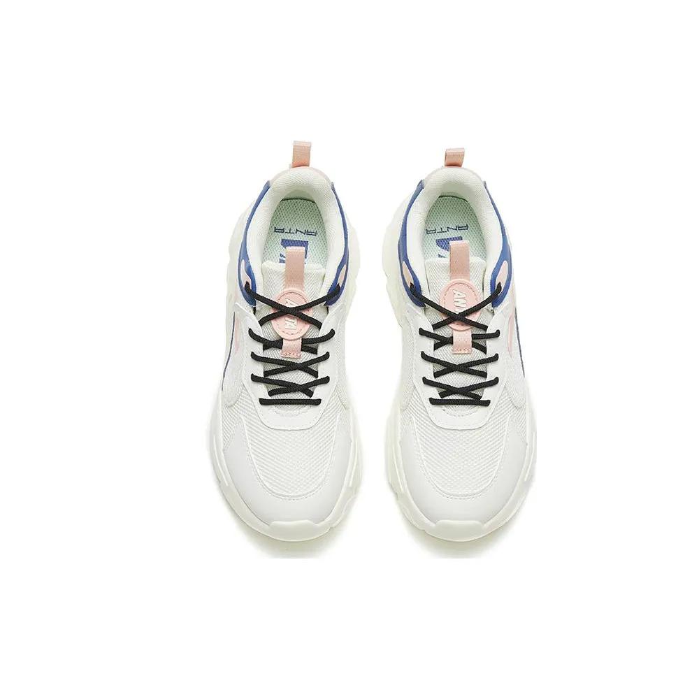 Anta Millennium 2.0 Low top Sports Casual Shoes Women's White Blue Pink (Unisex) Chunky Sneakers 122248891 2