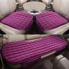 Three-piece Car Seat Cushion Set, Winter Plush Three-piece Set, Tie-free Non-slip Seat Cushion, Plush Seat Cushion