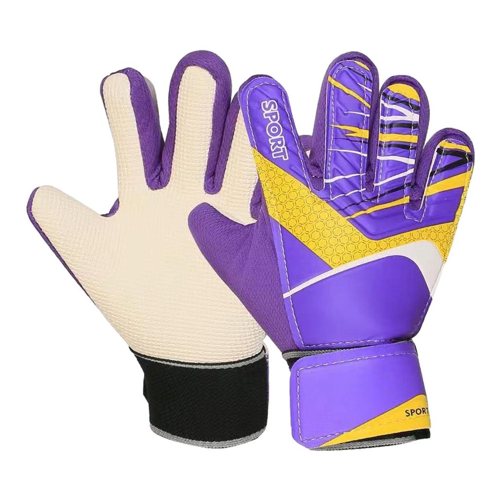 Adult Soccer Goalkeeper Gloves Sports Equipment Gift Trendy Strong Grip Practical Anti Slip Protective Lightweight for Beginner