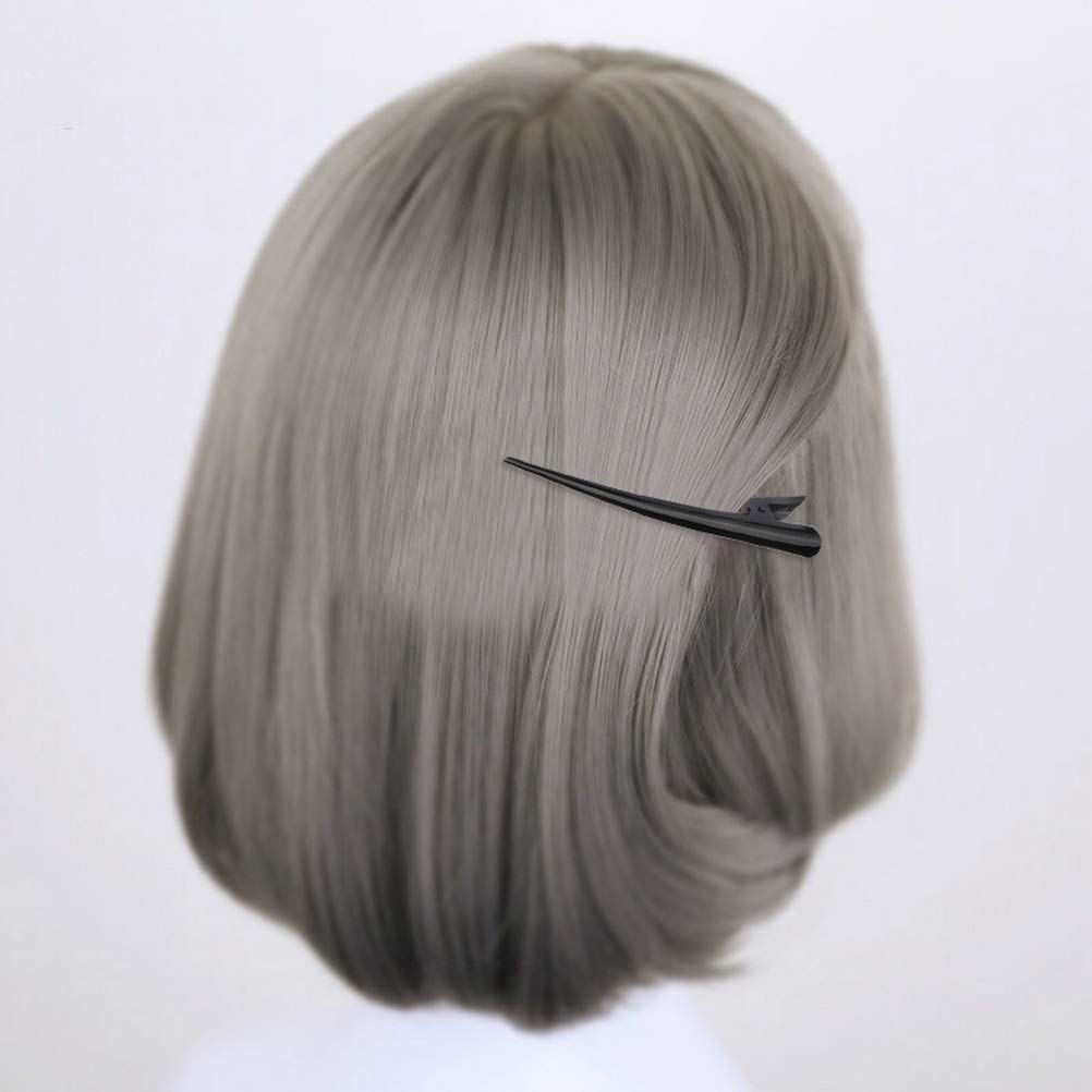 Black Metal Duckbill Shape Hair Clip Hairdressing Styling Tool Horn Clip Crocodile Clip