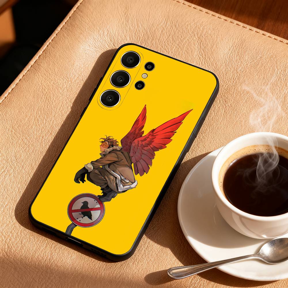 Чехол для телефона Hawks BNHA M-MHA для Samsung S26,S25,24,23,22,30,21,10,9,Ultra,Plus,Lite,FE Мягкий черный чехол